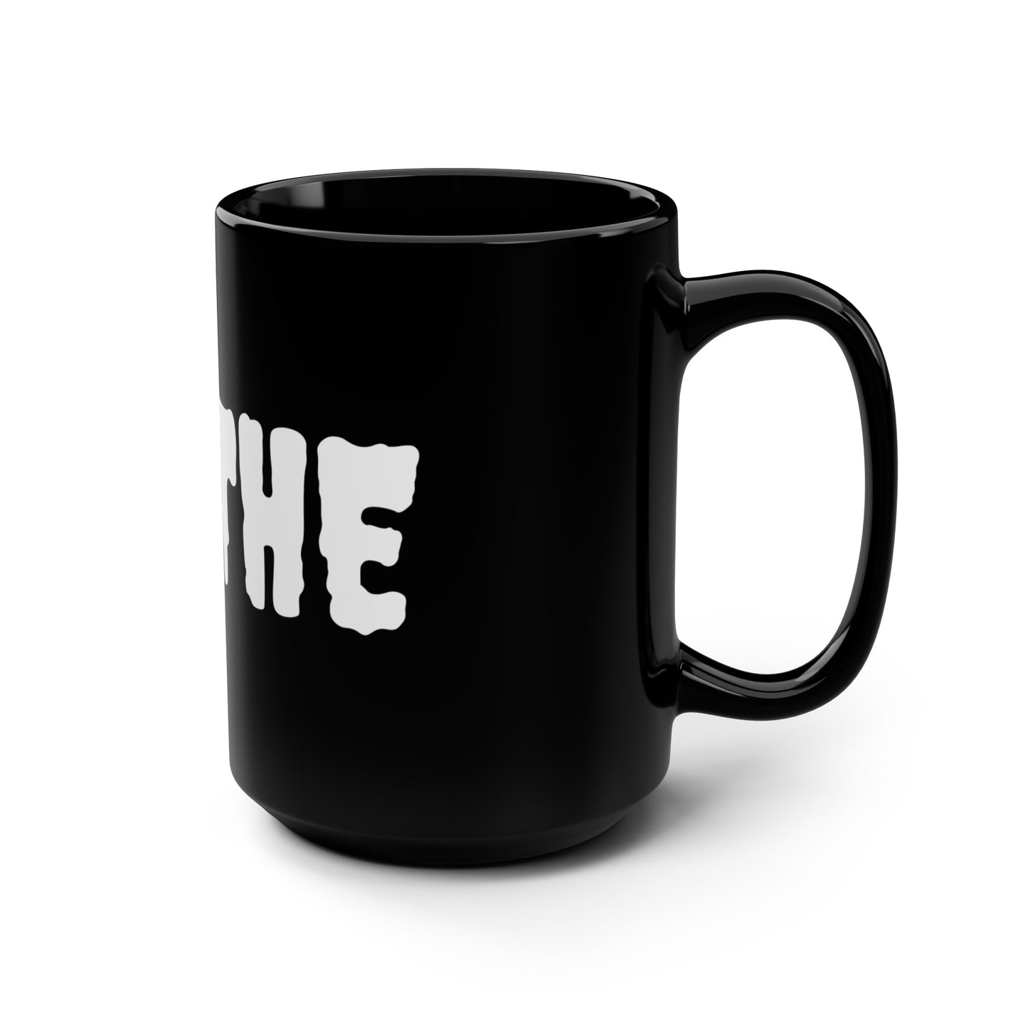 The Classic Black Mug, 15oz - Large Logo