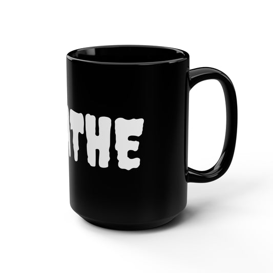 The Classic Black Mug, 15oz - Large Logo